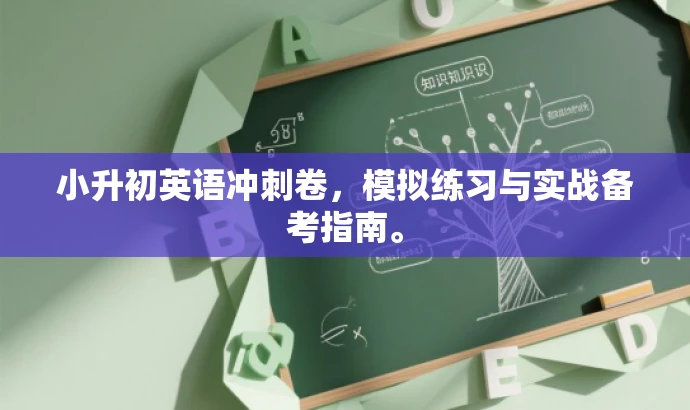 小升初英语冲刺卷,模拟练习与实战备考指南。 小升初英语冲刺卷,模拟练习与实战备考指南。