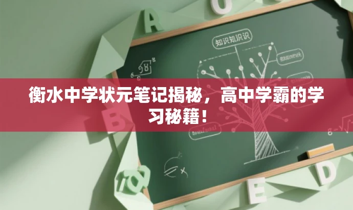 衡水中学状元笔记揭秘,高中学霸的学习秘籍! 衡水中学状元笔记揭秘,高中学霸的学习秘籍!