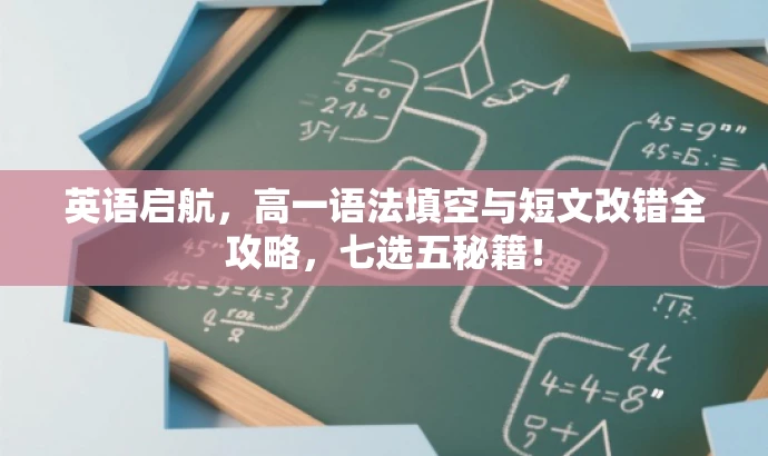 英语启航,高一语法填空与短文改错全攻略,七选五秘籍! 英语启航,高一语法填空与短文改错全攻略,七选五秘籍!