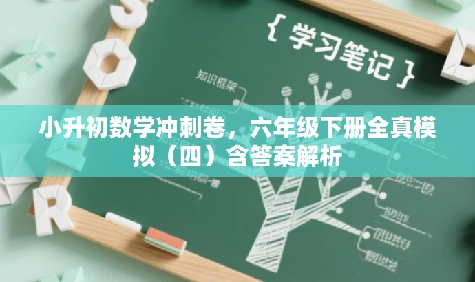 小升初数学冲刺卷,六年级下册全真模拟(四)含答案解析 小升初数学冲刺卷,六年级下册全真模拟(四)含答案解析