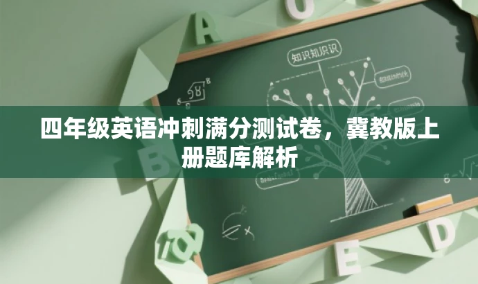 四年级英语冲刺满分测试卷,冀教版上册题库解析 四年级英语冲刺满分测试卷,冀教版上册题库解析