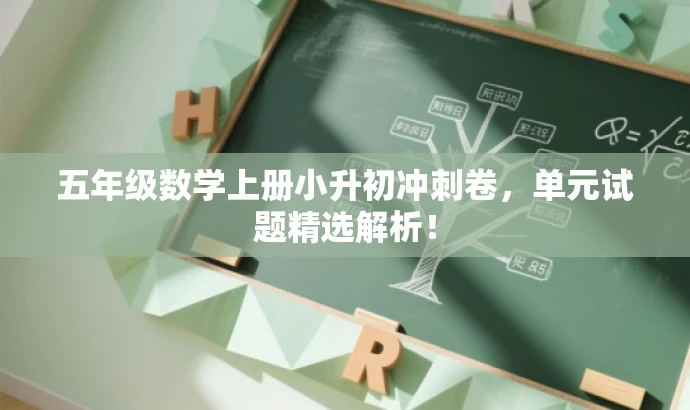 五年级数学上册小升初冲刺卷,单元试题精选解析! 五年级数学上册小升初冲刺卷,单元试题精选解析!