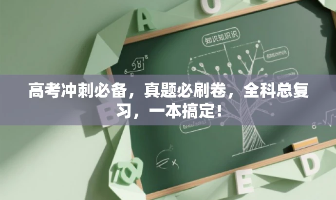 高考冲刺必备,真题必刷卷,全科总复习,一本搞定! 高考冲刺必备,真题必刷卷,全科总复习,一本搞定!