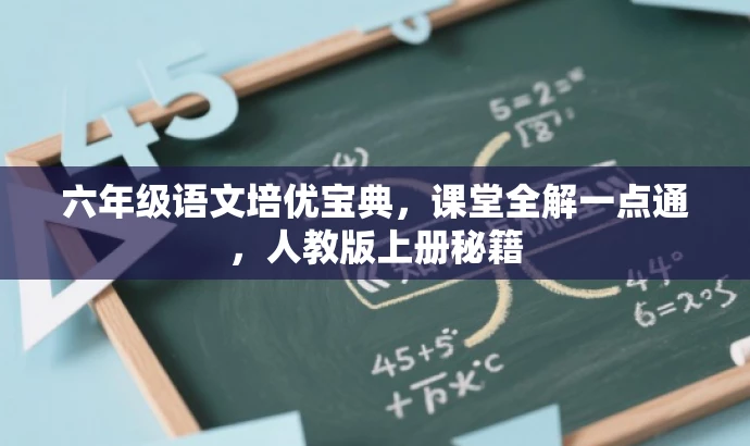 六年级语文培优宝典,课堂全解一点通,人教版上册秘籍 六年级语文培优宝典,课堂全解一点通,人教版上册秘籍