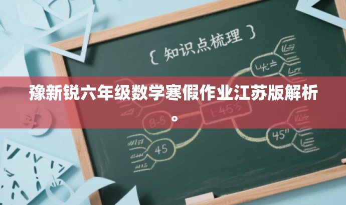 豫新锐六年级数学寒假作业江苏版解析。 豫新锐六年级数学寒假作业江苏版解析。