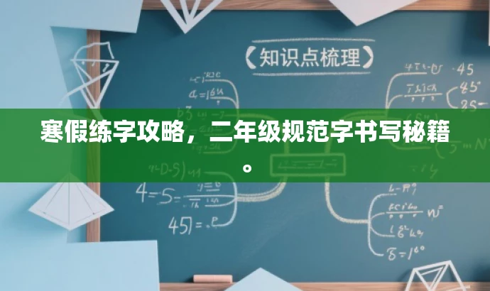 寒假练字攻略,二年级规范字书写秘籍。 寒假练字攻略,二年级规范字书写秘籍。