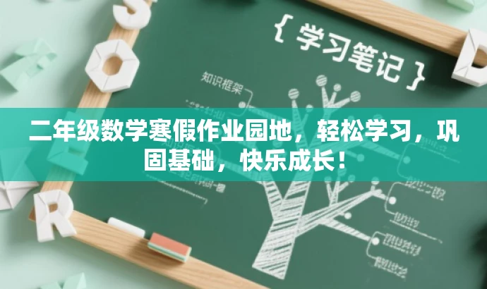 二年级数学寒假作业园地,轻松学习,巩固基础,快乐成长! 二年级数学寒假作业园地,轻松学习,巩固基础,快乐成长!