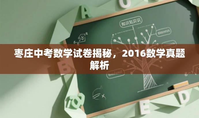 枣庄中考数学试卷揭秘,2016数学真题解析 枣庄中考数学试卷揭秘,2016数学真题解析