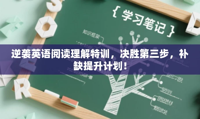 逆袭英语阅读理解特训,决胜第三步,补缺提升计划! 逆袭英语阅读理解特训,决胜第三步,补缺提升计划!