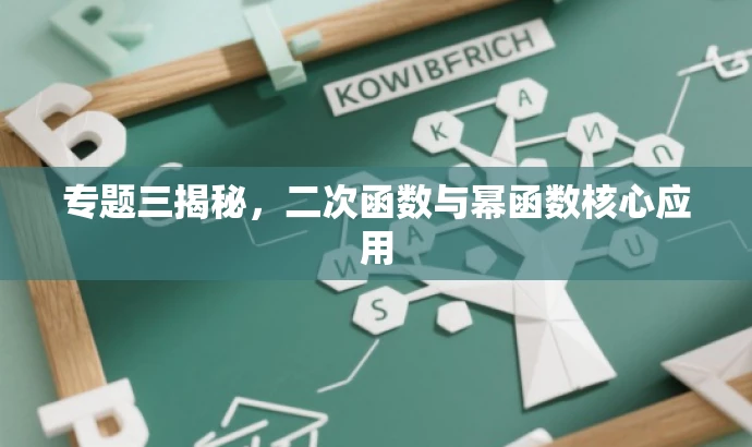 专题三揭秘,二次函数与幂函数核心应用 专题三揭秘,二次函数与幂函数核心应用
