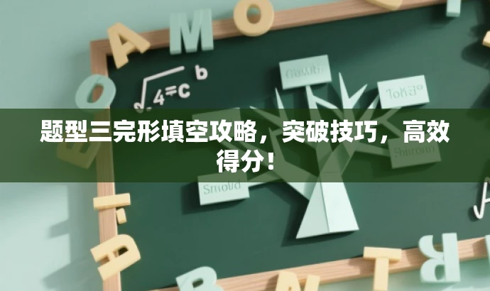 题型三完形填空攻略,突破技巧,高效得分! 题型三完形填空攻略,突破技巧,高效得分!