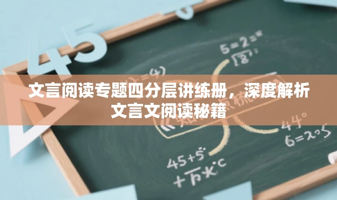 文言阅读专题四分层讲练册,深度解析文言文阅读秘籍 文言阅读专题四分层讲练册,深度解析文言文阅读秘籍