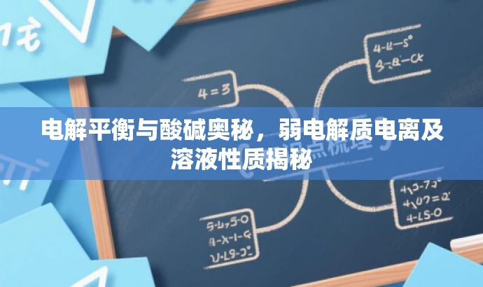 电解平衡与酸碱奥秘,弱电解质电离及溶液性质揭秘 电解平衡与酸碱奥秘,弱电解质电离及溶液性质揭秘