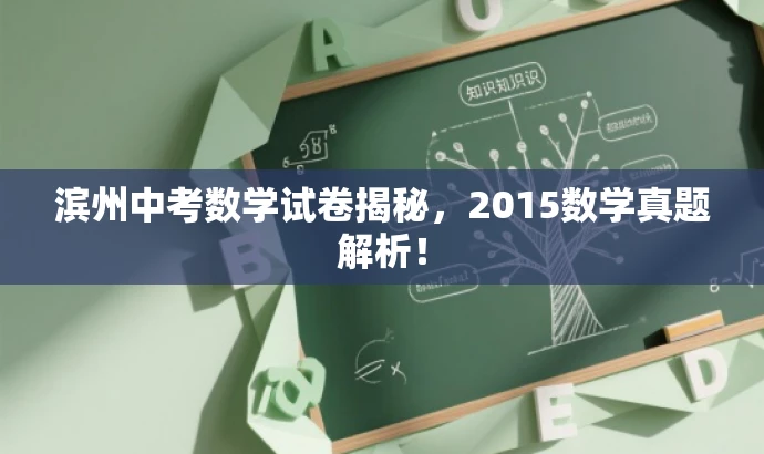 滨州中考数学试卷揭秘,2015数学真题解析! 滨州中考数学试卷揭秘,2015数学真题解析!