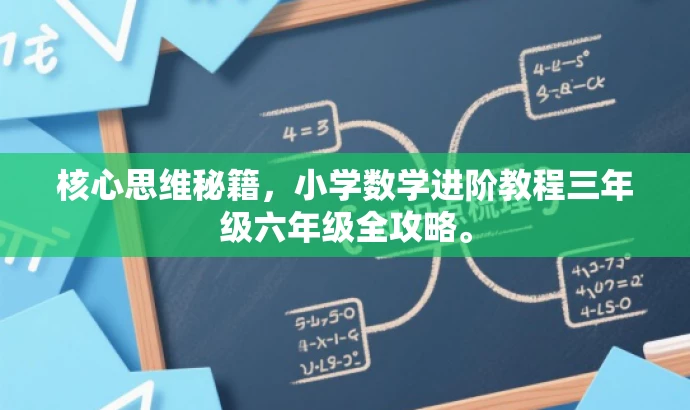 核心思维秘籍,小学数学进阶教程三年级六年级全攻略。 核心思维秘籍,小学数学进阶教程三年级六年级全攻略。
