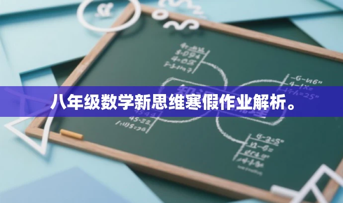 八年级数学新思维寒假作业解析。 八年级数学新思维寒假作业解析。