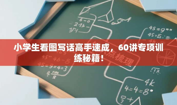 小学生看图写话高手速成,60讲专项训练秘籍! 小学生看图写话高手速成,60讲专项训练秘籍!