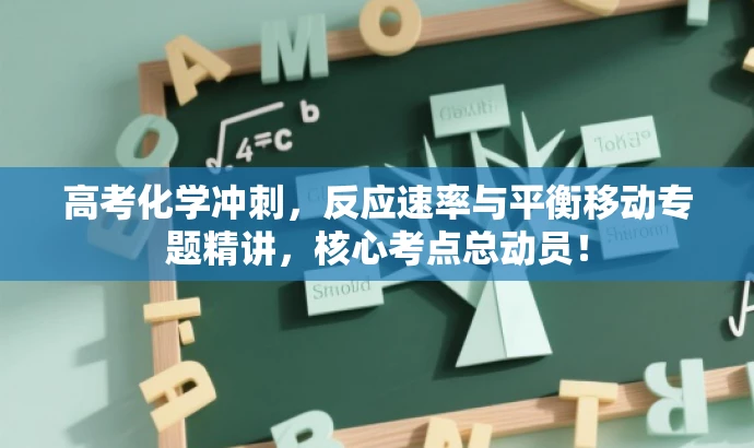 高考化学冲刺,反应速率与平衡移动专题精讲,核心考点总动员! 高考化学冲刺,反应速率与平衡移动专题精讲,核心考点总动员!