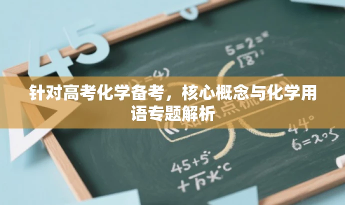 针对高考化学备考,核心概念与化学用语专题解析 针对高考化学备考,核心概念与化学用语专题解析