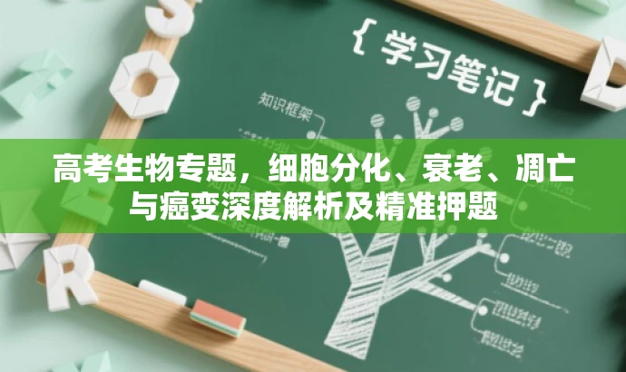 高考生物专题,细胞分化、衰老、凋亡与癌变深度解析及精准押题 高考生物专题,细胞分化、衰老、凋亡与癌变深度解析及精准押题