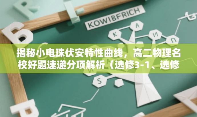 揭秘小电珠伏安特性曲线,高二物理名校好题速递分项解析(选修3-1、选修3-2) 揭秘小电珠伏安特性曲线,高二物理名校好题速递分项解析(选修3-1、选修3-2)