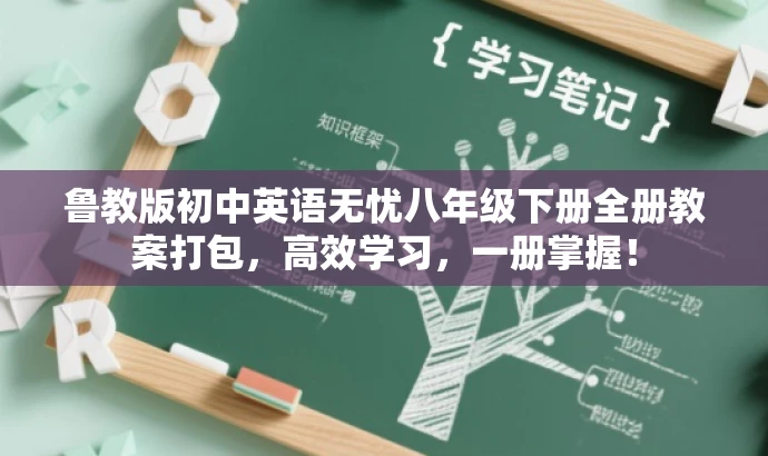 鲁教版初中英语无忧八年级下册全册教案打包,高效学习,一册掌握! 鲁教版初中英语无忧八年级下册全册教案打包,高效学习,一册掌握!