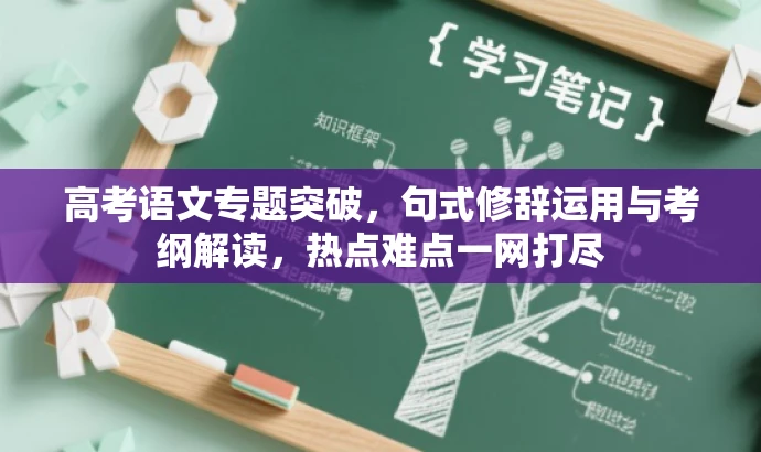 高考语文专题突破,句式修辞运用与考纲解读,热点难点一网打尽 高考语文专题突破,句式修辞运用与考纲解读,热点难点一网打尽