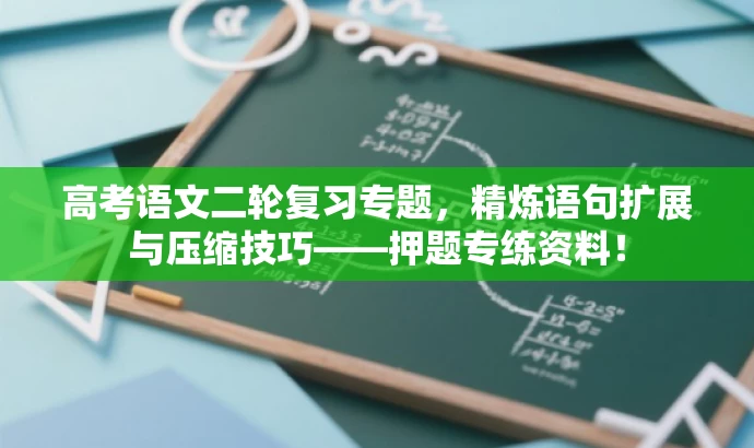 高考语文二轮复习专题,精炼语句扩展与压缩技巧——押题专练资料! 高考语文二轮复习专题,精炼语句扩展与压缩技巧——押题专练资料!