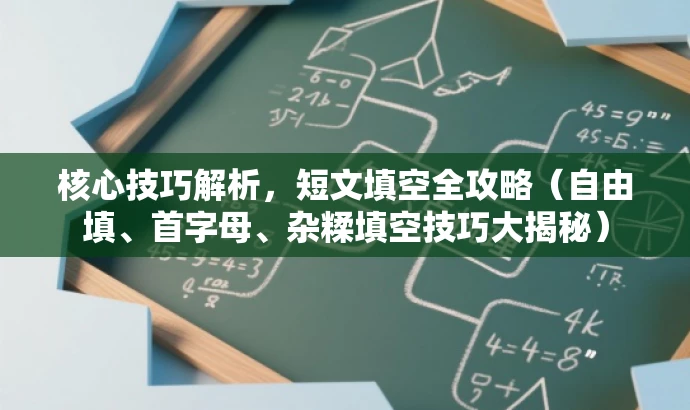 核心技巧解析,短文填空全攻略(自由填、首字母、杂糅填空技巧大揭秘) 核心技巧解析,短文填空全攻略(自由填、首字母、杂糅填空技巧大揭秘)