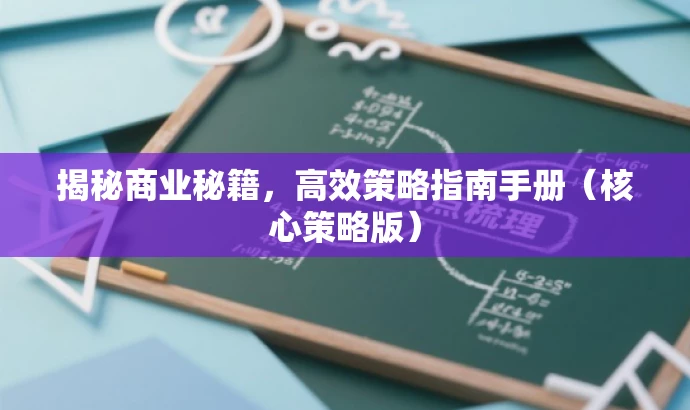 揭秘商业秘籍,高效策略指南手册(核心策略版) 揭秘商业秘籍,高效策略指南手册(核心策略版)