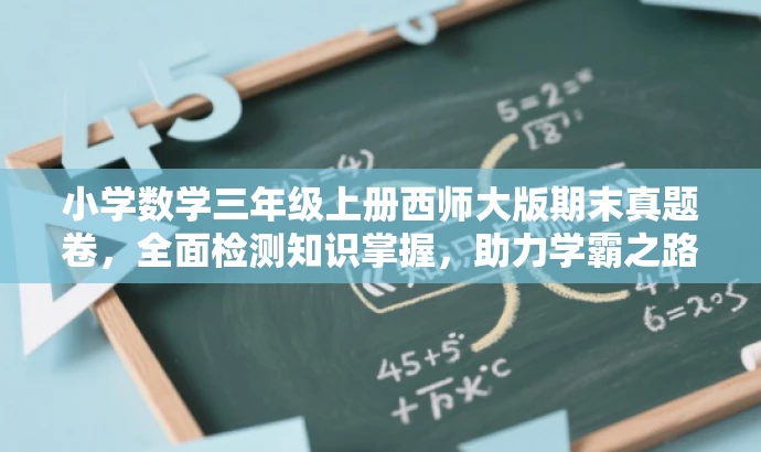 小学数学三年级上册西师大版期末真题卷,全面检测知识掌握,助力学霸之路! 小学数学三年级上册西师大版期末真题卷,全面检测知识掌握,助力学霸之路!
