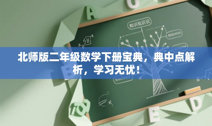 北师版二年级数学下册宝典,典中点解析,学习无忧! 北师版二年级数学下册宝典,典中点解析,学习无忧!