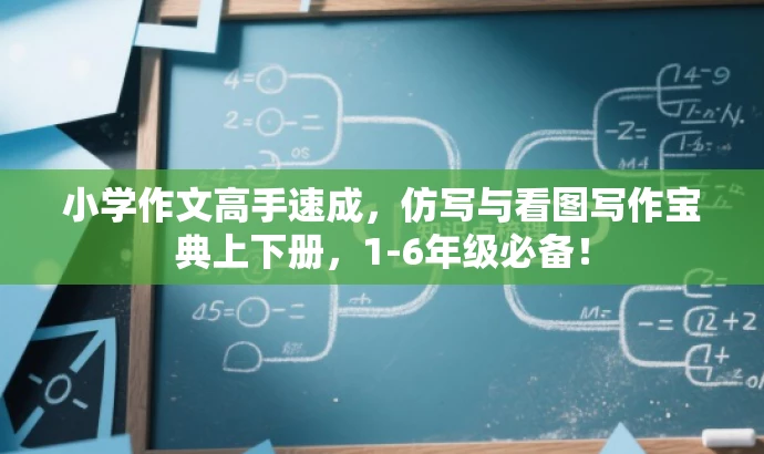 小学作文高手速成,仿写与看图写作宝典上下册,1-6年级必备! 小学作文高手速成,仿写与看图写作宝典上下册,1-6年级必备!