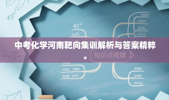 中考化学河南靶向集训解析与答案精粹。 中考化学河南靶向集训解析与答案精粹。