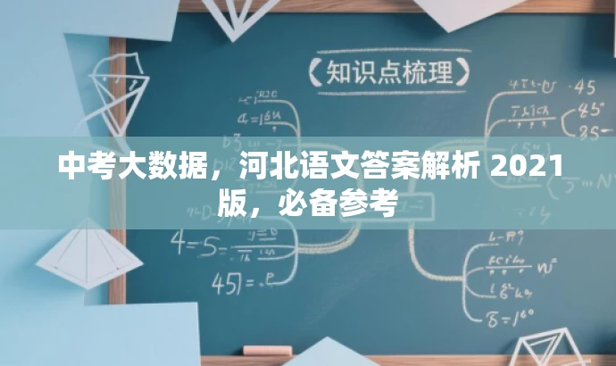 中考大数据,河北语文答案解析 2021版,必备参考 中考大数据,河北语文答案解析 2021版,必备参考