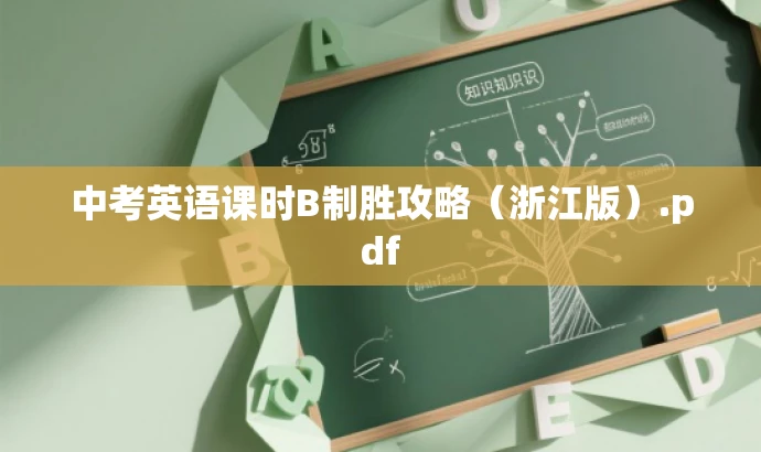 中考英语课时B制胜攻略(浙江版).pdf 中考英语课时B制胜攻略(浙江版).pdf