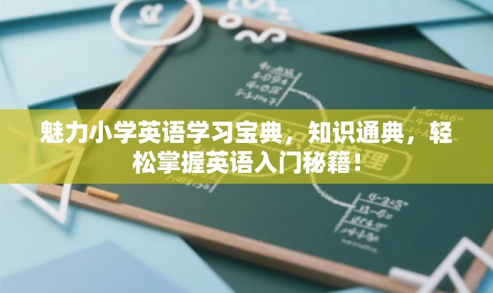 魅力小学英语学习宝典,知识通典,轻松掌握英语入门秘籍! 魅力小学英语学习宝典,知识通典,轻松掌握英语入门秘籍!