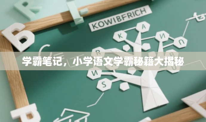 学霸笔记，小学语文学霸秘籍大揭秘