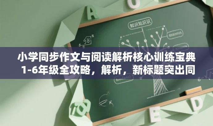 小学同步作文与阅读解析核心训练宝典 1-6年级全攻略,解析,新标题突出同步作文与阅读的核心价值,使用核心训练宝典和全攻略等营销词汇吸引目标人群,语言简洁有吸引力。 小学同步作文与阅读解析核心训练宝典 1-6年级全攻略,解析,新标题突出同步作文与阅读的核心价值,使用核心训练宝典和全攻略等营销词汇吸引目标人群,语言简洁有吸引力。