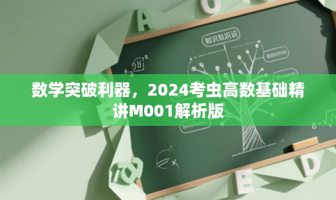 数学突破利器,2024考虫高数基础精讲M001解析版 数学突破利器,2024考虫高数基础精讲M001解析版