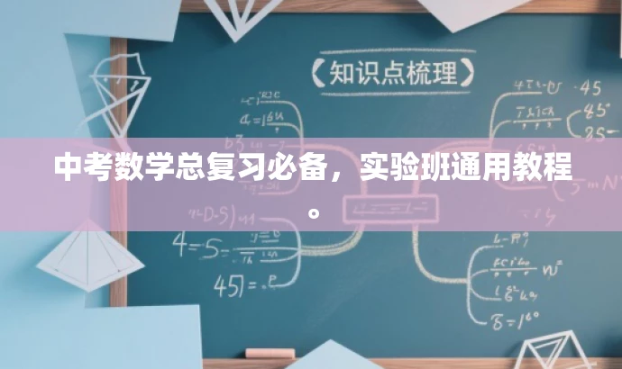 中考数学总复习必备,实验班通用教程。 中考数学总复习必备,实验班通用教程。