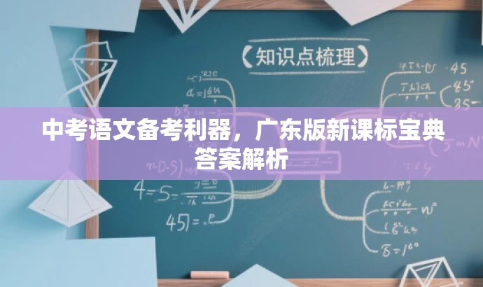 中考语文备考利器,广东版新课标宝典答案解析 中考语文备考利器,广东版新课标宝典答案解析