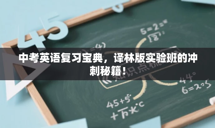 中考英语复习宝典,译林版实验班的冲刺秘籍! 中考英语复习宝典,译林版实验班的冲刺秘籍!
