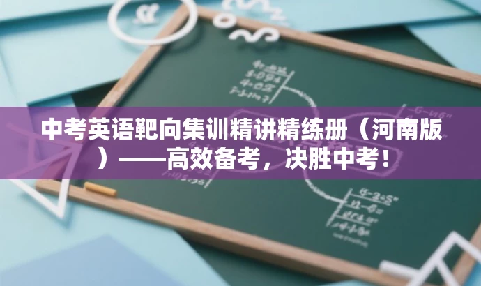 中考英语靶向集训精讲精练册(河南版)——高效备考,决胜中考! 中考英语靶向集训精讲精练册(河南版)——高效备考,决胜中考!