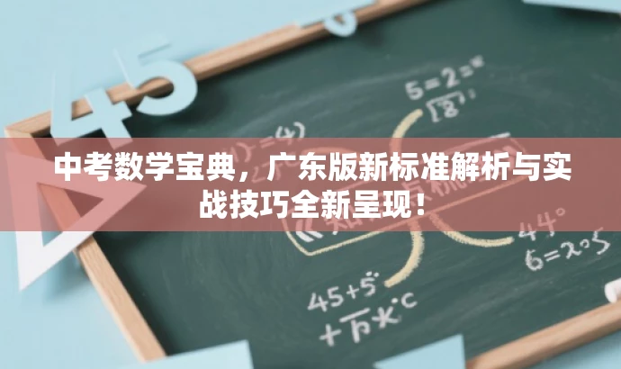 中考数学宝典,广东版新标准解析与实战技巧全新呈现! 中考数学宝典,广东版新标准解析与实战技巧全新呈现!