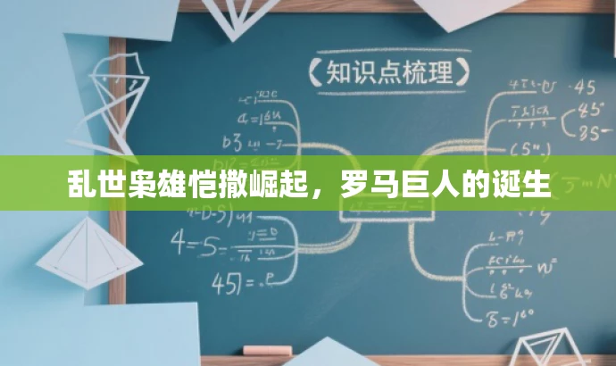 乱世枭雄恺撒崛起,罗马巨人的诞生 乱世枭雄恺撒崛起,罗马巨人的诞生