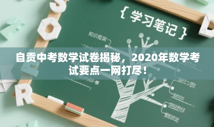 自贡中考数学试卷揭秘,2020年数学考试要点一网打尽! 自贡中考数学试卷揭秘,2020年数学考试要点一网打尽!
