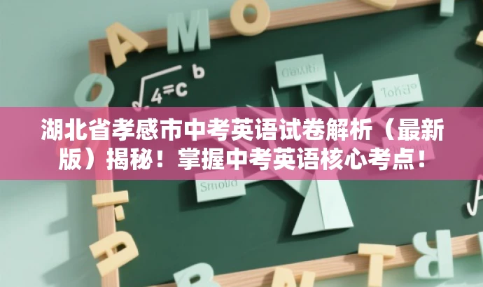 湖北省孝感市中考英语试卷解析（最新版）揭秘！掌握中考英语核心考点！