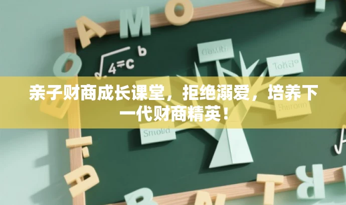 亲子财商成长课堂,拒绝溺爱,培养下一代财商精英! 亲子财商成长课堂,拒绝溺爱,培养下一代财商精英!