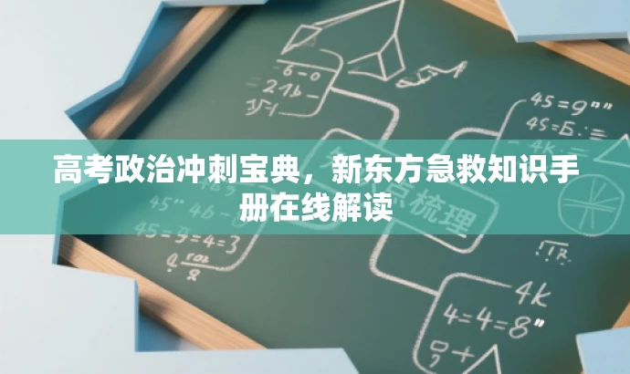 高考政治冲刺宝典,新东方急救知识手册在线解读 高考政治冲刺宝典,新东方急救知识手册在线解读